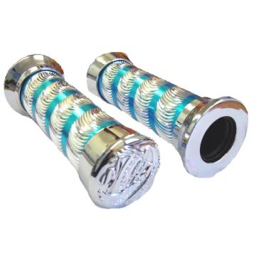 Handles stripe universal chrome/blue DMP