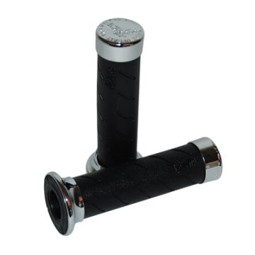 Grips scooter progrip 862 black/chrome