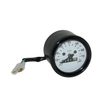 Speedometer/Cockpit clock (80km/h) Tomos/Puch Maxi/Universal 60mm