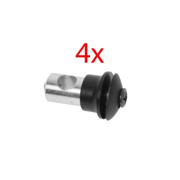 windshield mounting cap including zip (made in EU) 4pcs