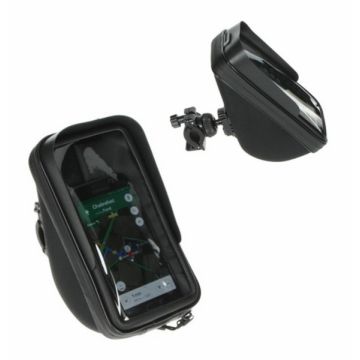 Phone holder waterproof handlebar mount with storage pocket shad 6.6 inch shad