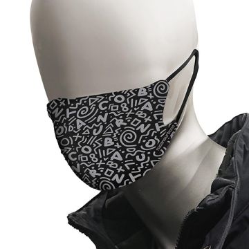 Face mask Tucano Urbano washable Graphic 2 pieces