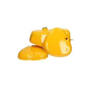 petrol tank+side cover set Simson S51 orange