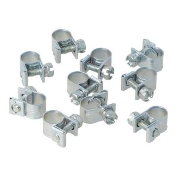 hose clamp petrol hose 7-9mm (10 pieces)