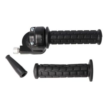 Throttle control set (made in EU) M81 universal/moped black LuSito