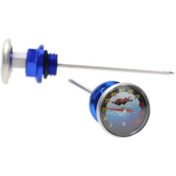 Oil temperature gauge, including Honda universal blue