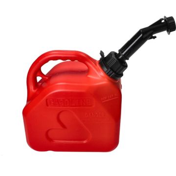 Workshop jerry can with spout 5 liters red