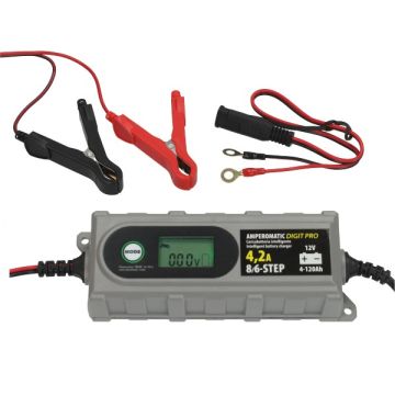 Battery charger 12v digital intelligent battery charger 4.2a Lampa ameromatic digit pro70209