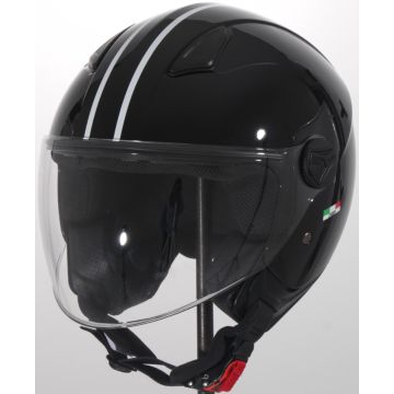 Vito Moda Bambino shiny black children's helmet