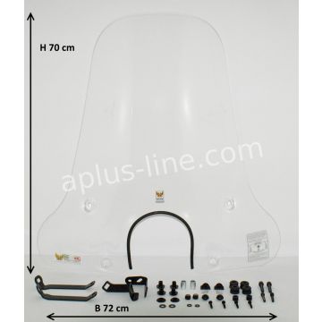 Windshield high clear AGM Supreme / Nipponia ELegance Isotta
