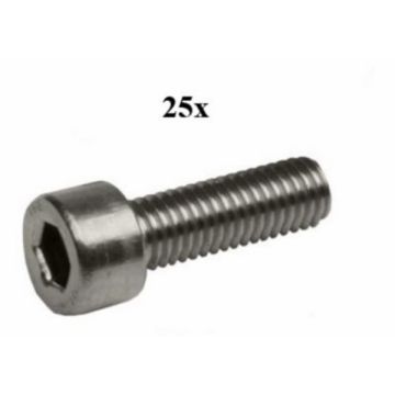 bolt hex m5x10mm stainless steel 25pcs