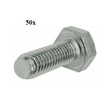 hexagon bolt m6x25mm 50pcs