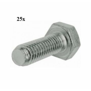 hexagon bolt m6x50mm 25pcs