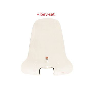 Windshield high clear AGM VXS/Riva Sport/Benson S/Napoli S/Riva Sport/Touring S/Rivalux/Felice S/VXL/SXL/Lux S Isotta