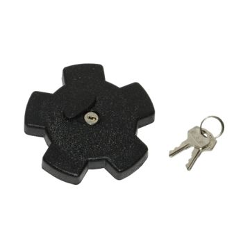 petrol tank cap +lock star kreid/mb/mt/zun black DMP