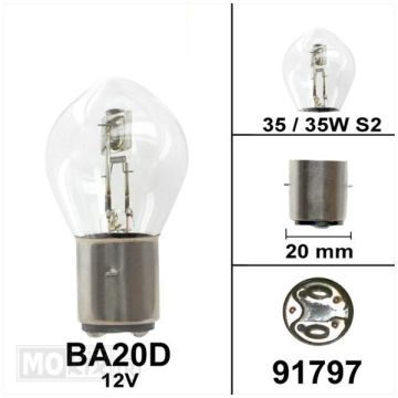 Bulb in headlight 50QT-F-02010204