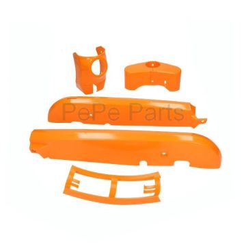 Body / fairing kit (plastics) Kreidler 1968-1972 orange DMP 4 pcs