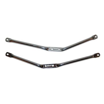 Front fender rod set Zundapp 529/530 (new type) chrome DMP (2-piece)-18031