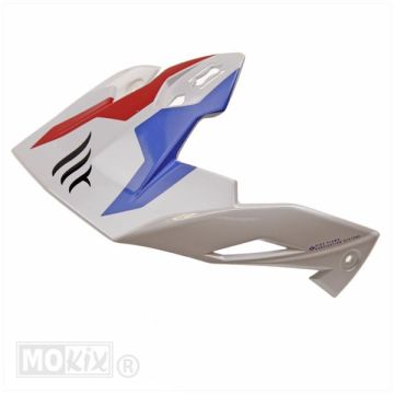 MT streetfighter twin helmet cover white/blue/red