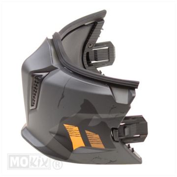 Chinstuk MT Streetfighter skull matt grey click model