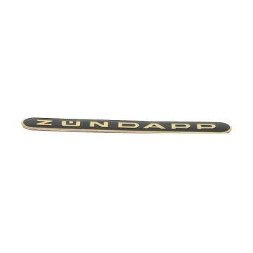 sticker zundapp word [zundapp] oblong black/gold