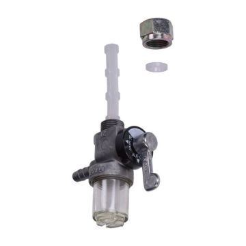 Fuel tap (made in Italy) Zundapp 66mm M12x1 with sight glass OMG