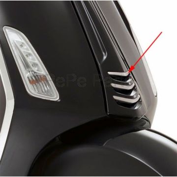 decorative strip center front screen [notte] sprint black matt top piag orig CM2978035