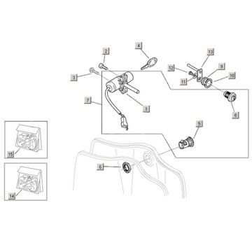 Ignition Switch Aprilia Mojito Custom 2t (Piaggio engine) 2004 - 2010