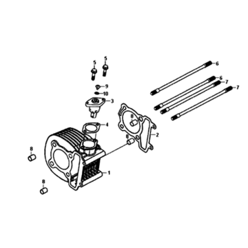 Cylinder/head gasket/base gasket Sym Symphony ST 200I