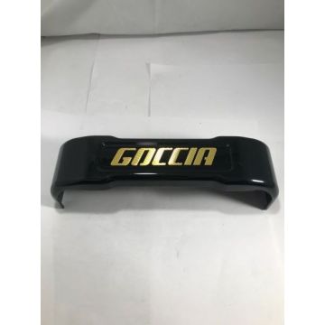 Front cover over crown piece/Black and gold Goccia GEV1000