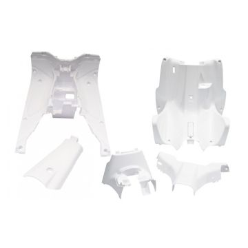 Body / fairing kit interior Yamaha Aerox / MBK Nitro  <-2012 matt white 5 pcs