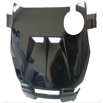 Underseat/protective plate Yamaha Aerox black rear DMP