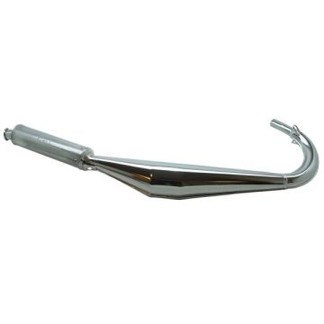 Exhaust Yamaha DT50R/DT50SM/Malaguti AM6/XSM/XTM bottom chrome