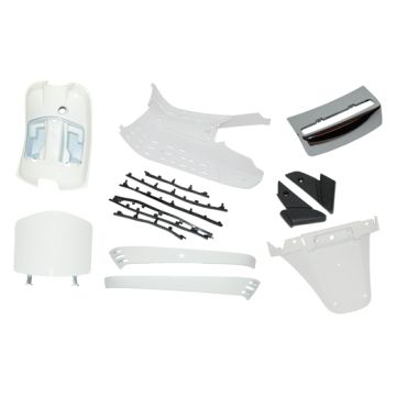 Body / fairing kit interior Vespa LX 8 pcs white 544