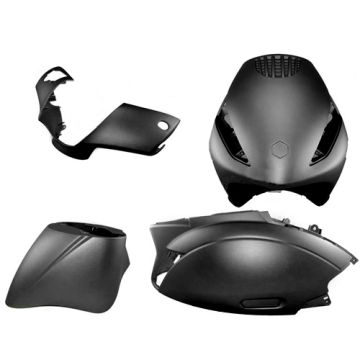 Body / fairing kit Piaggio Zip matt grey titanium 4 pcs