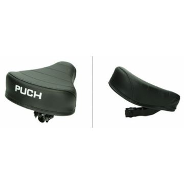 Saddle printed with A-quality flat model Puch Maxi black