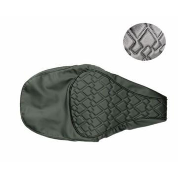 Saddle cover/buddy deck Vespa Primavera/Sprint chesterfield black -31203
