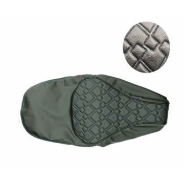 Saddle cover/buddy deck Vespa Primavera/Sprint chesterfield black -31204