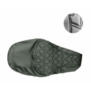 Saddle cover/buddy deck Vespa Primavera/Sprint chesterfield black -31206