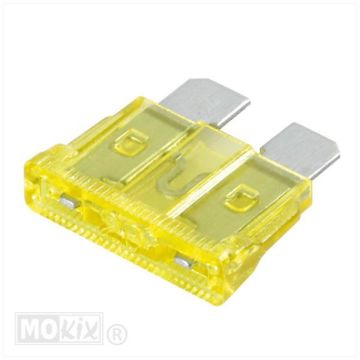 Plug fuses 19.1x5.1 20 amps 50 pieces Bulba