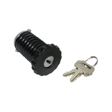 petrol tank cap+lock maxi black DMP