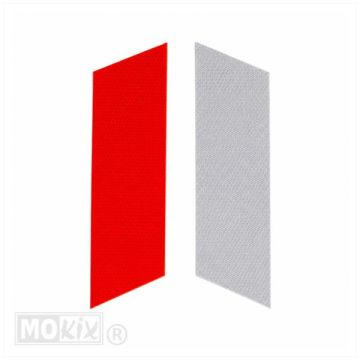 REFLECTOR STRIPS 4x ORANGE 4x GREY