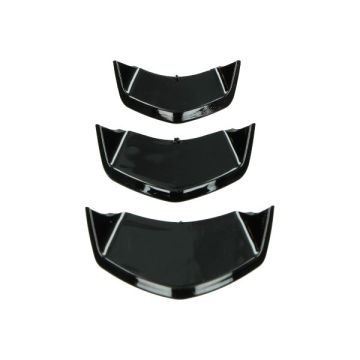 Trim strip set Vespa Sprint/Primavera gloss black Power1 (from 2018)