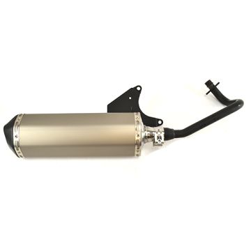 Exhaust Jamarcol Vespa LX / LXV / S / Primavera / Sprint (oval model Akrapovic) 4-stroke 2V