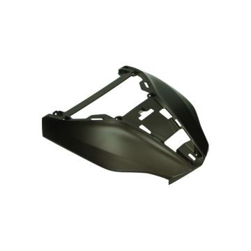 Leg shield between pieces above Kymco New People S black gloss original