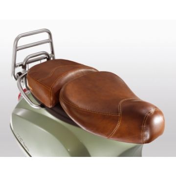 Saddle /Buddyseat leather Vespa Lxv 2 stroke brown Piaggio 624972