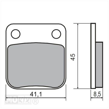 IGM brake pad set (Daelim Tapo/Honda MB)