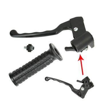 Brake lever Vespa Si /Gilera Citta metal left