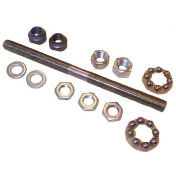 Front wheel axle Vespa Si m11 x 165 complete