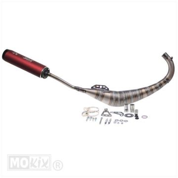 Exhaust e-box-2 expansion Minarelli AM6 CE mark Aprilia/Rieju/MotoHispania/TZR Tecnigas